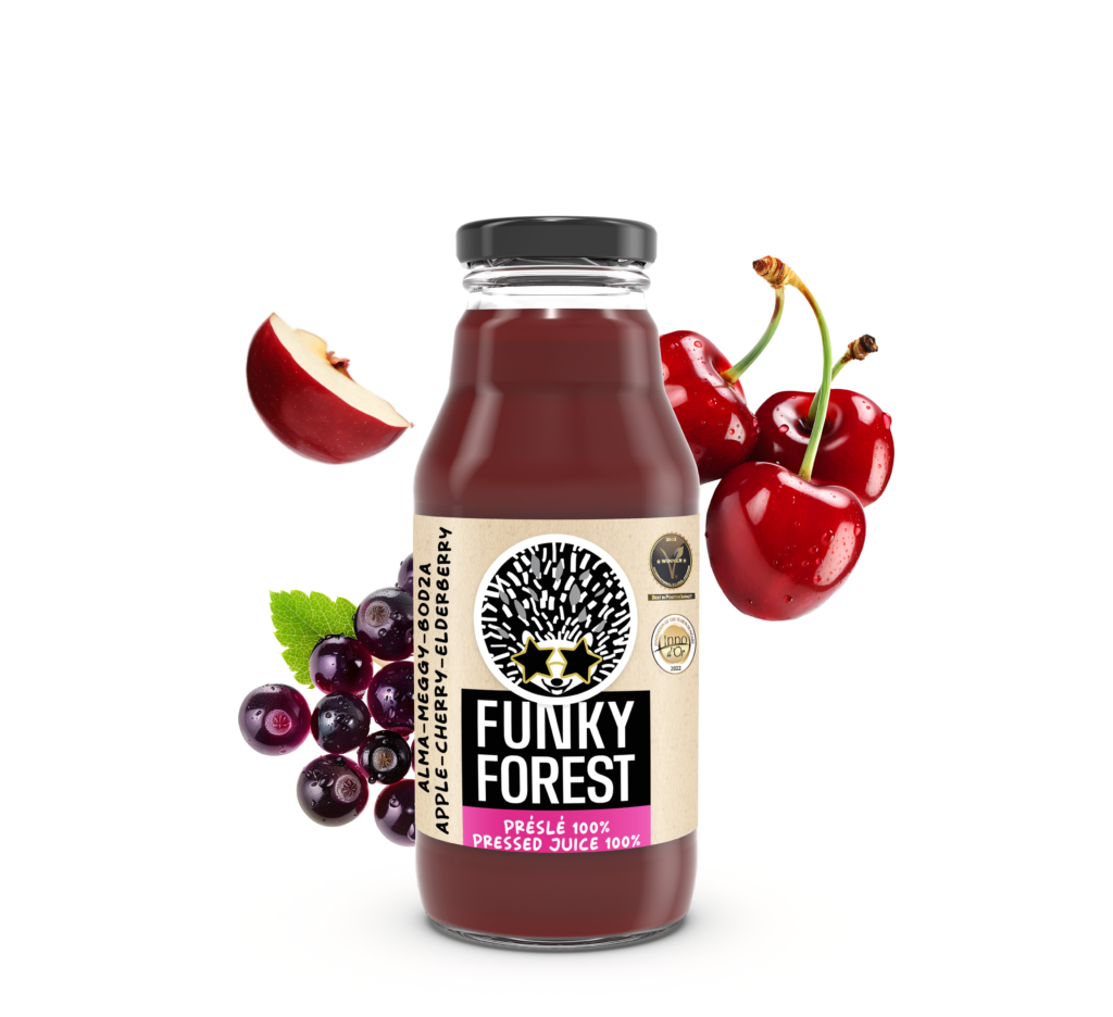 Pressed juice – Elderberry-sour cherry-apple 330ml