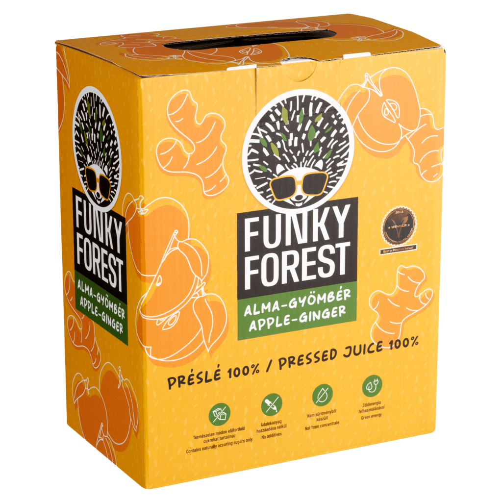 Pressed juice: apple-ginger 3 I Bag-in-box, 5 l Bag-in-Box